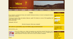 Desktop Screenshot of miert.webclub.hu